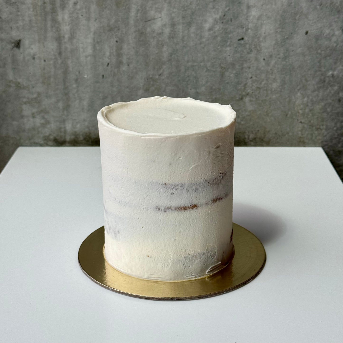 Naked Vanilla Cake