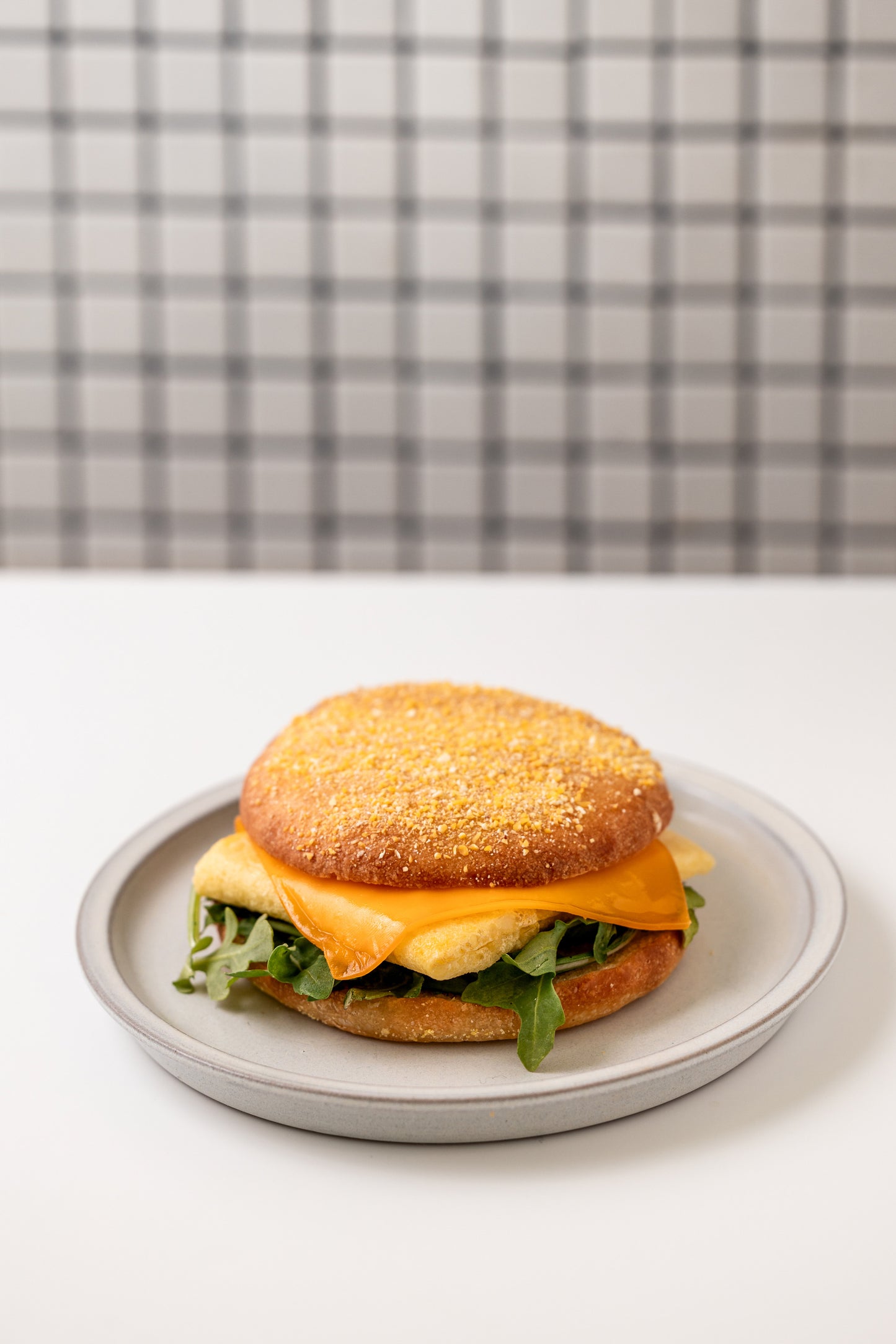 Cheese & Egger Toasted English Muffin Sandwich