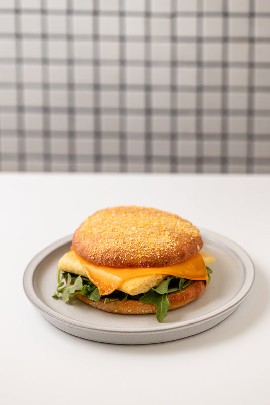 Cheese & Egger Toasted English Muffin Sandwich