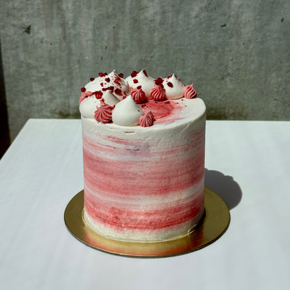 Vanilla Raspberry Cake