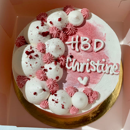 6-inch Vanilla Raspberry Cake