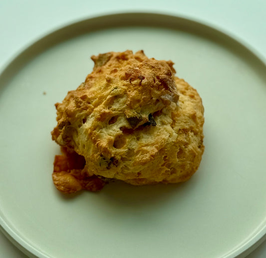 Cheese and Green Onion Scone